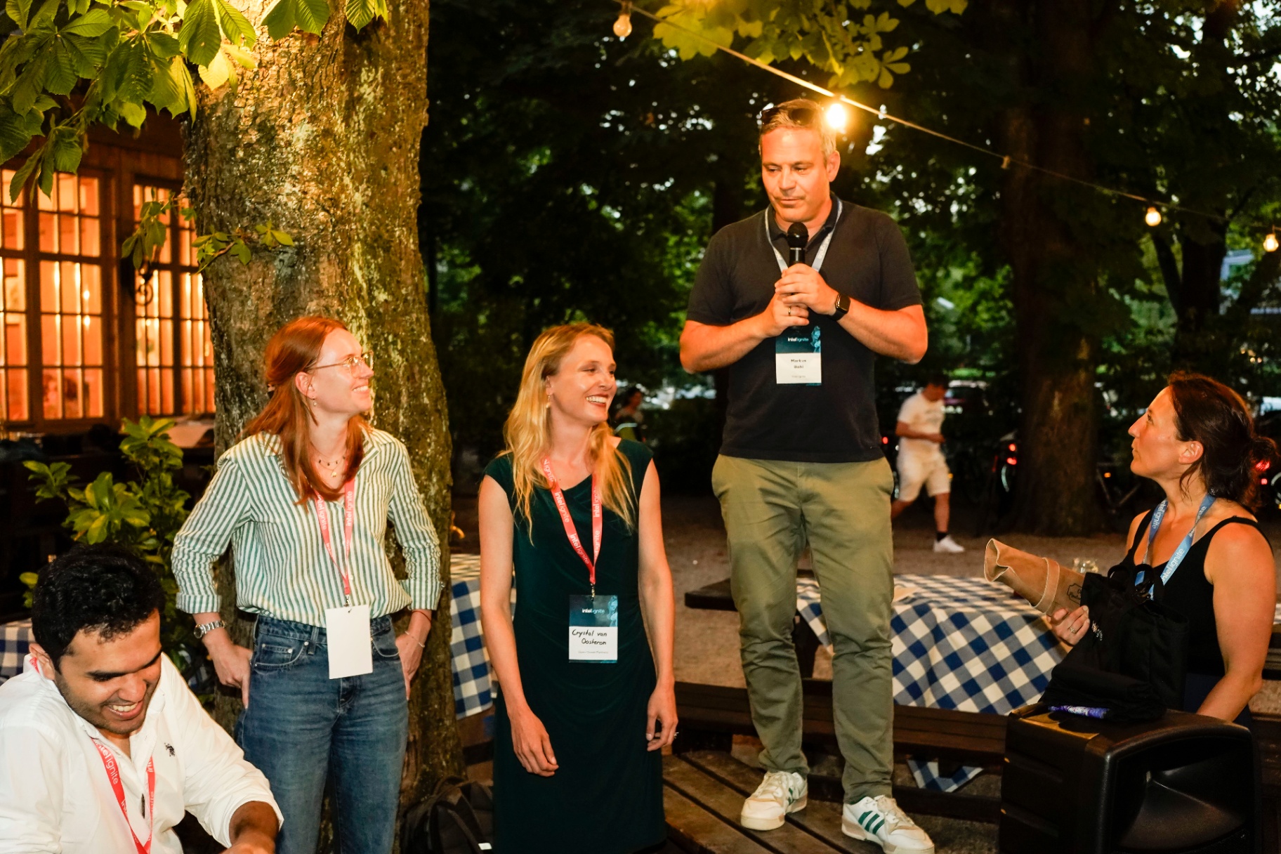 Team speaking event
